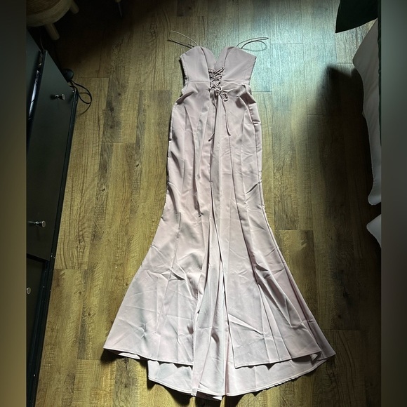 NOOKIE London Gown In Dusty Pink - Picture 2 of 5